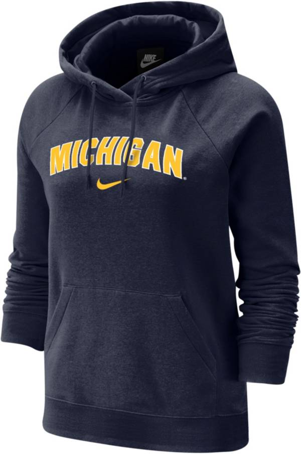 Nike Women's Michigan Wolverines Blue Varsity Pullover Hoodie