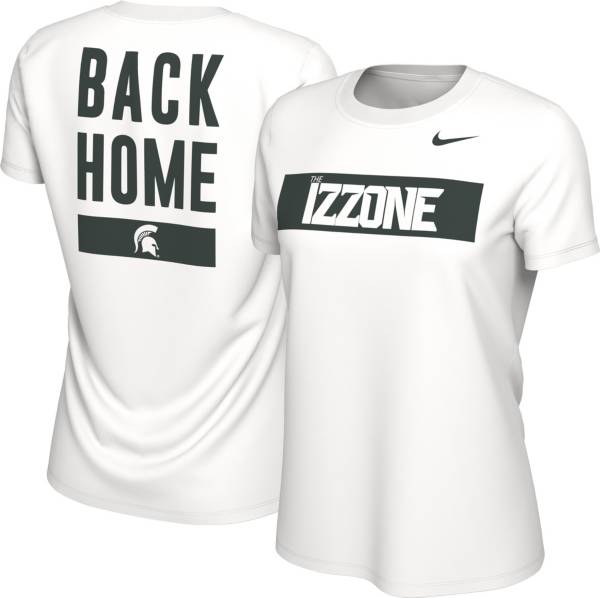 Nike Women's Michigan State Spartans White Izzone Student Section T-Shirt