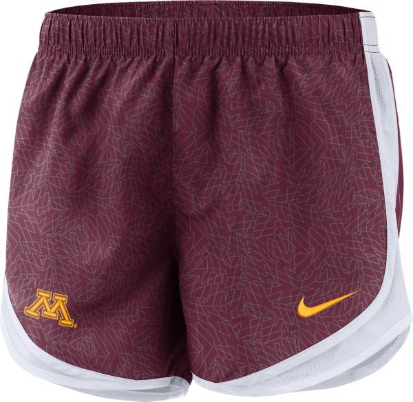 Nike Women's Minnesota Golden Gophers Maroon Dri-FIT Tempo Shorts