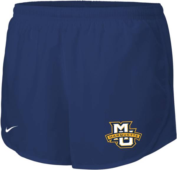 Nike Women's Marquette Golden Eagles Blue Dri-FIT Tempo Shorts