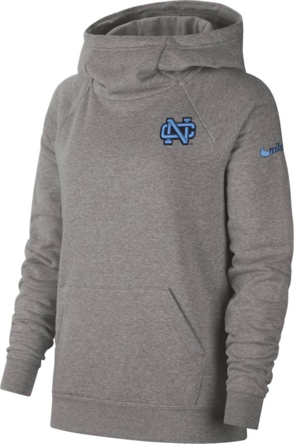 Nike Women's North Carolina Tar Heels Grey Essential Vault Pullover Hoodie