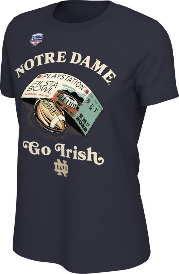 Women's 2022 PlayStation Fiesta Bowl Bound Notre Dame Fighting Irish T-Shirt