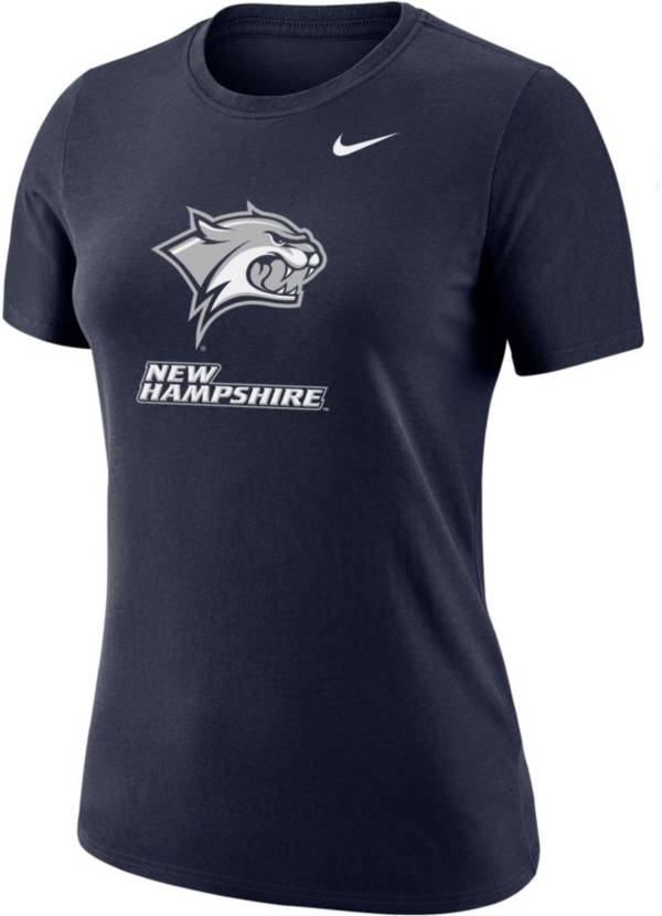 Nike Women's New Hampshire Wildcats Blue Dri-FIT Cotton T-Shirt