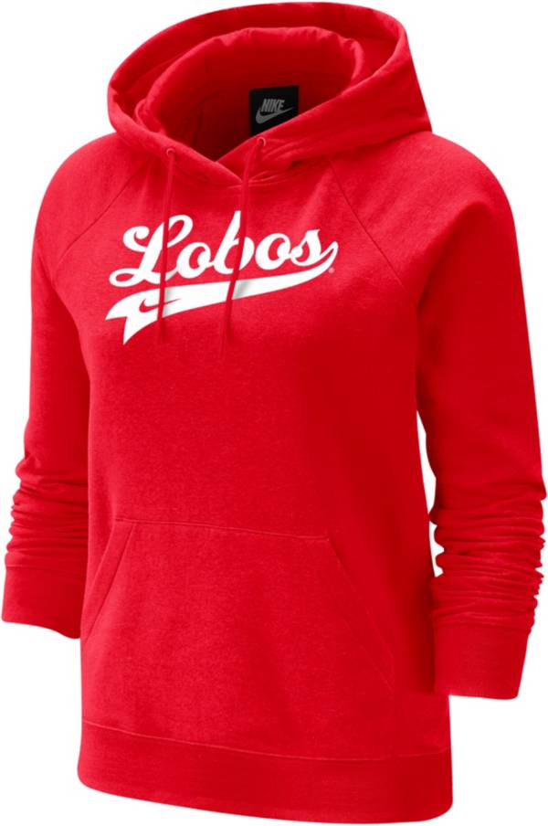 Nike Women's New Mexico Lobos Cherry Varsity Pullover Hoodie