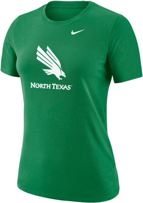 Nike Women's North Texas Mean Green Green Dri-FIT Cotton T-Shirt