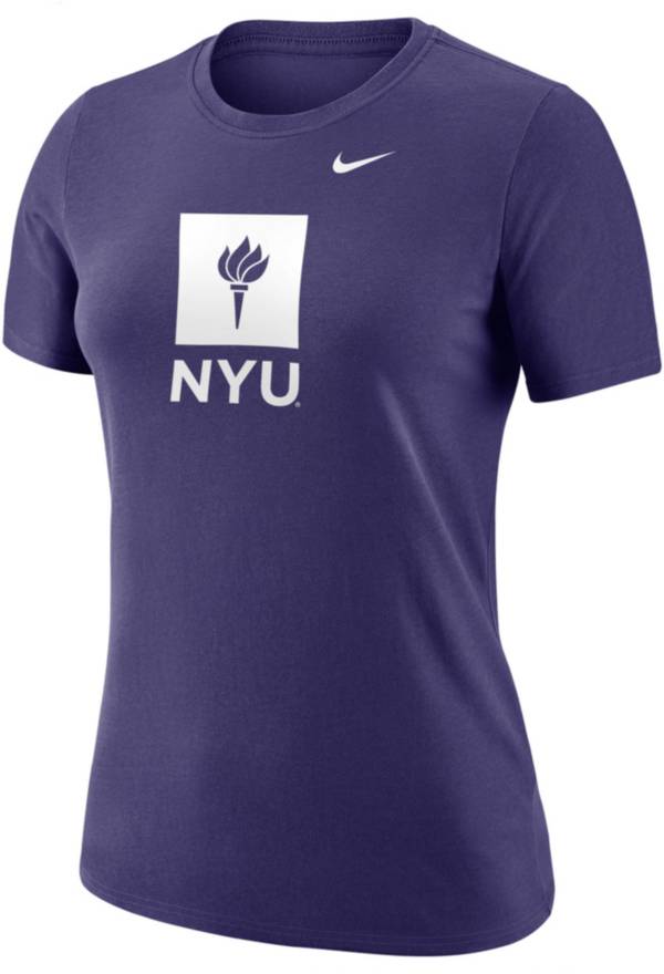 Nike Women's NYU Violets NYU Purple Dri-FIT Cotton T-Shirt