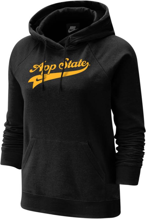 Nike Women's Appalachian State Mountaineers Varsity Pullover Black Hoodie