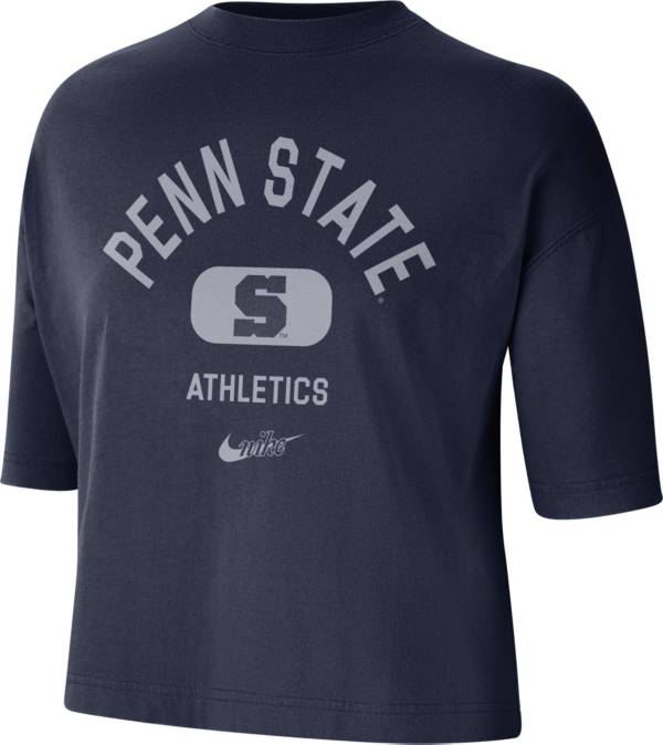 Nike Women's Penn State Nittany Lions Blue Boxy T-Shirt