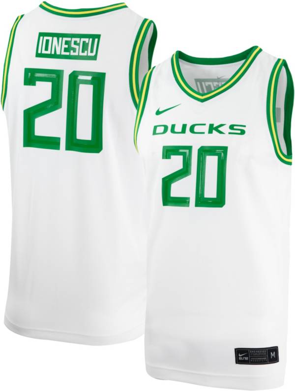 Nike Women's Oregon Ducks Sabrina Ionescu #20 White Replica Basketball Jersey