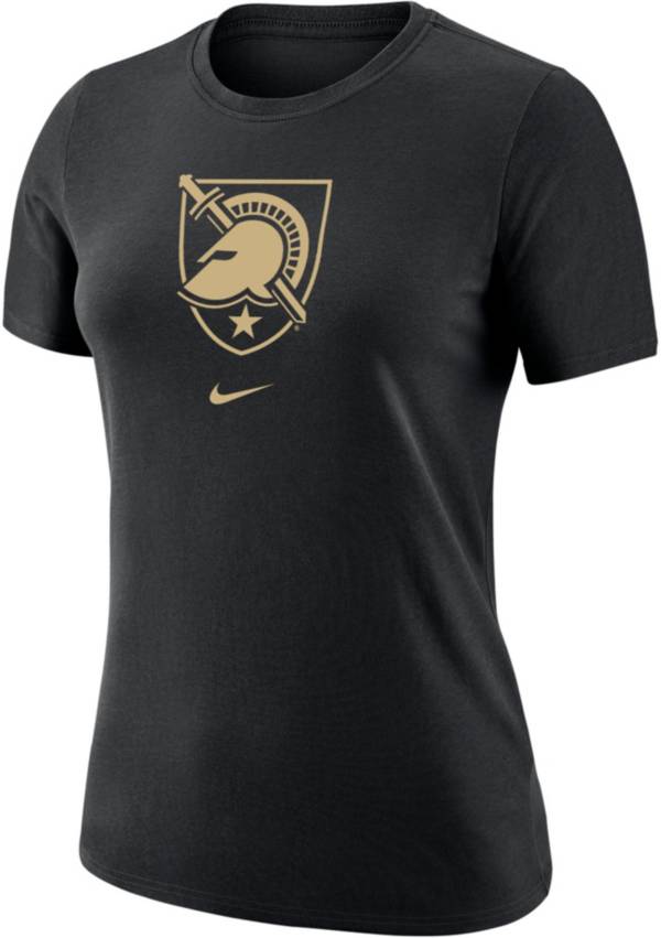 Nike Women's Army West Point Black Knights Army Black Dri-FIT Cotton T-Shirt