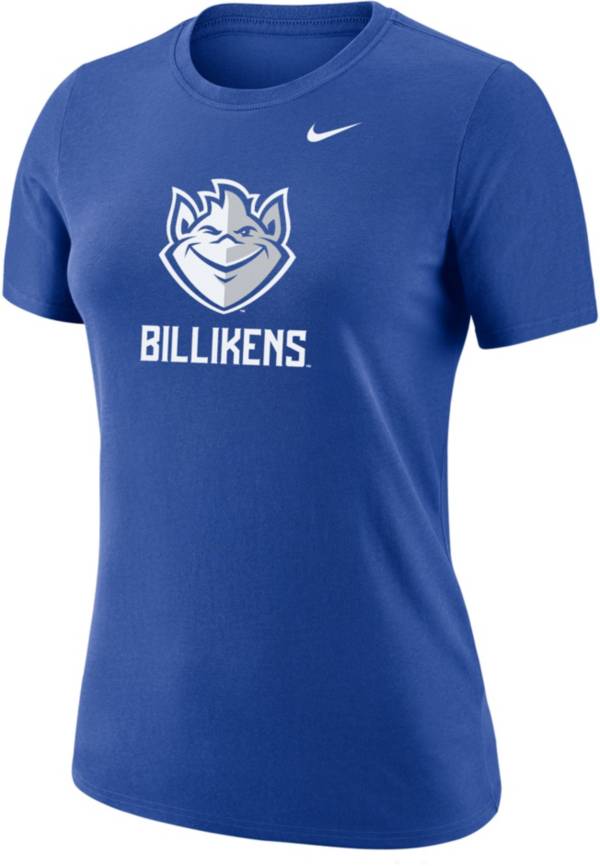 Nike Women's Saint Louis Billikens Blue Dri-FIT Cotton T-Shirt