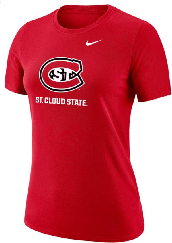 Nike Women's St. Cloud State Huskies Spirit Red Dri-FIT Cotton T-Shirt