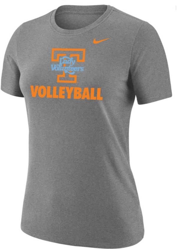 Nike Women's Tennessee Lady Vols Grey Volleyball Dri-FIT Cotton T-Shirt
