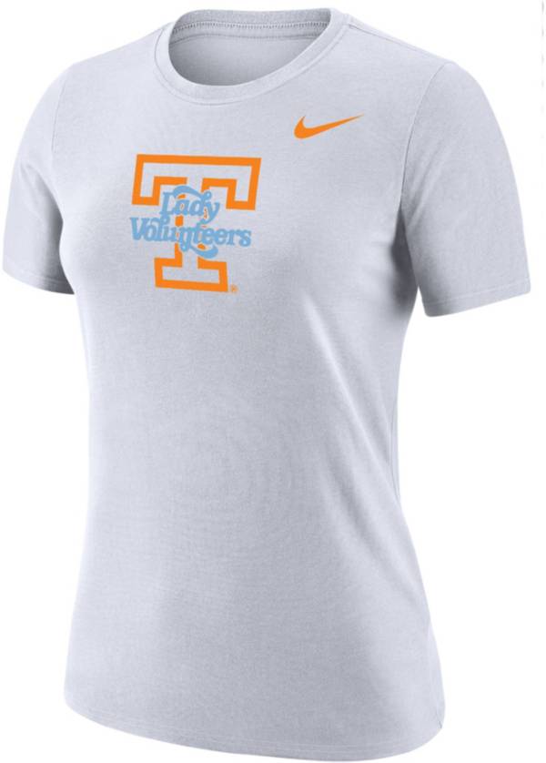 Nike Women's Tennessee Lady Vols Dri-FIT Cotton White T-Shirt