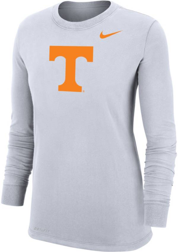 Nike Women's Tennessee Volunteers White Dri-FIT Cotton Long Sleeve T-Shirt