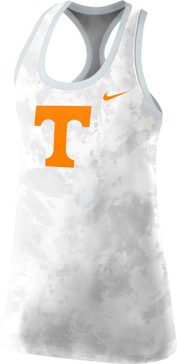 Nike Women's Tennessee Volunteers Racerback White Tank Top