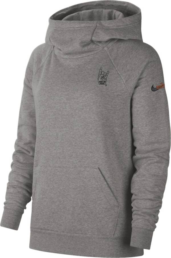 Nike Women's Texas Longhorns Grey Essential Vault Pullover Hoodie product image