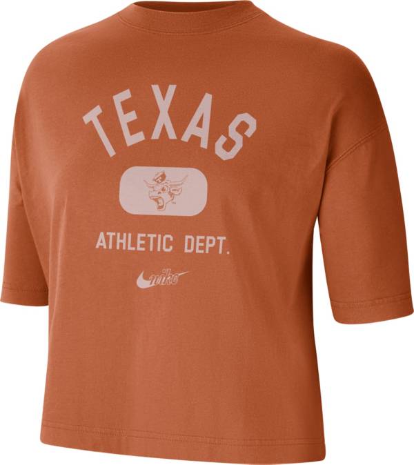 Nike Women's Texas Longhorns Burnt Orange Boxy T-Shirt