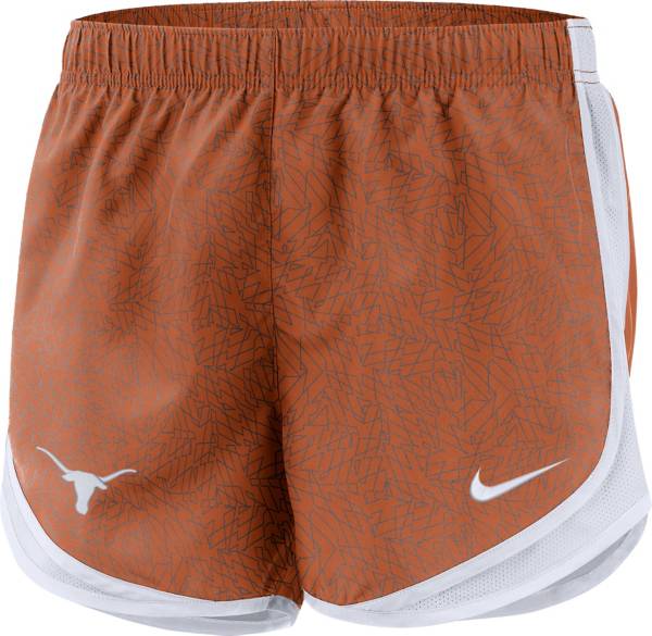 Nike Women's Texas Longhorns Burnt Orange Dri-FIT Tempo Shorts
