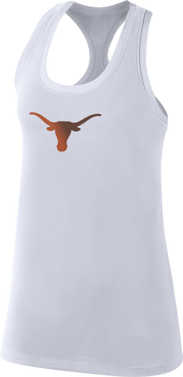 Nike Women's Texas Longhorns White Racerback Tank Top