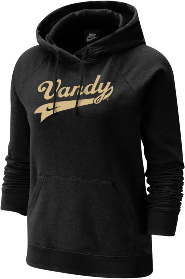 Nike Women's Vanderbilt Commodores Varsity Pullover Black Hoodie