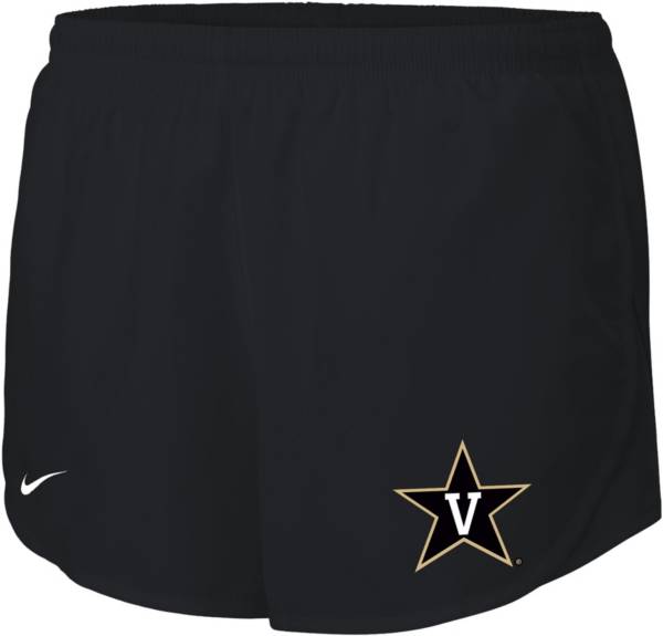 Nike Women's Vanderbilt Commodores Dri-FIT Tempo Black Shorts