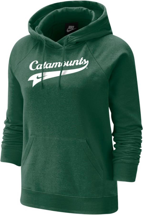 Nike Women's Vermont Catamounts Green Varsity Pullover Hoodie