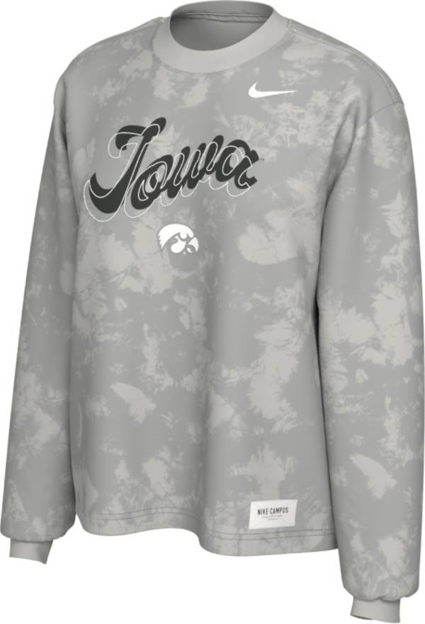 Nike Women's Iowa Hawkeyes Grey Boxy Long Sleeve T-Shirt product image