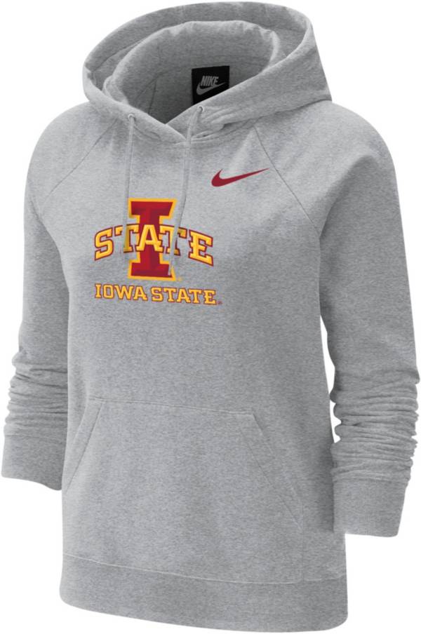 Nike Women's Iowa State Cyclones Grey Varsity Pullover Hoodie