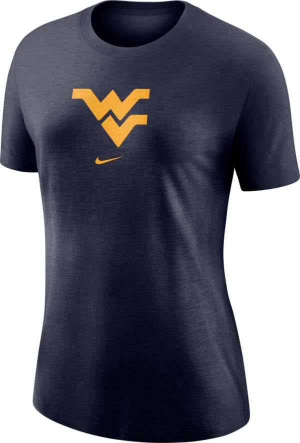 Nike Women's West Virginia Mountaineers Blue Logo Crew T-Shirt product image