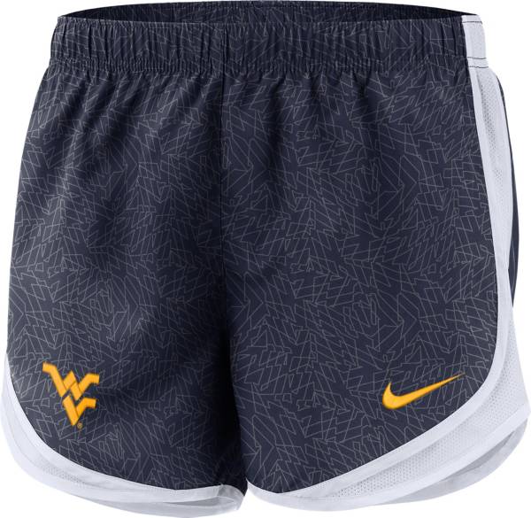 Nike Women's West Virginia Mountaineers Blue Dri-FIT Tempo Shorts