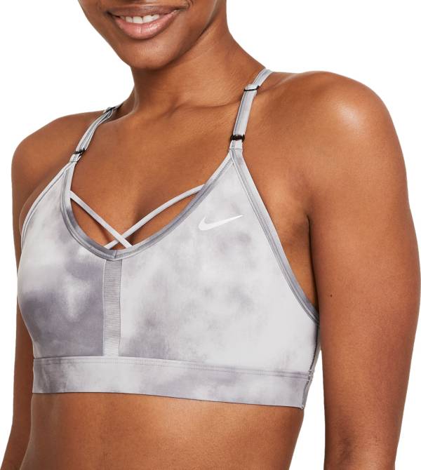 Nike Women's Dri-FIT Indy Icon Clash Sky Print Low Support Sports Bra