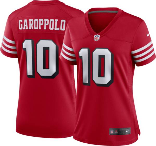 Nike Women's San Francisco 49ers Jimmy Garoppolo #10 Alternate Red Game Jersey