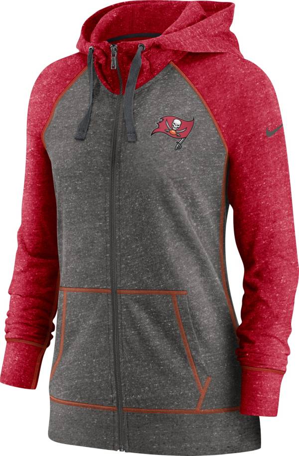 Nike Women's Tampa Bay Buccaneers Red Gym Vintage Full-Zip Hoodie