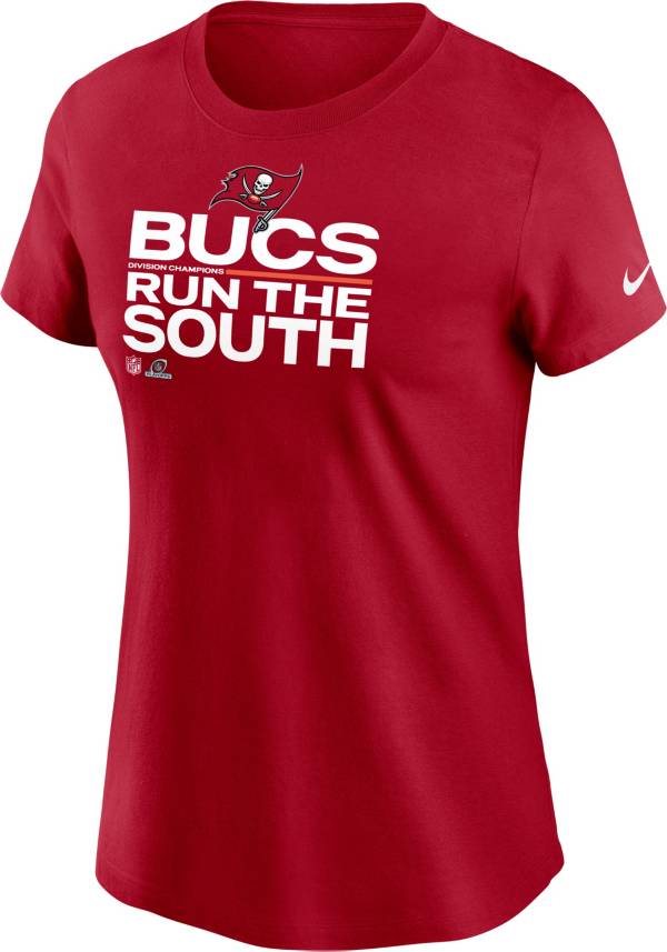 Nike Women's Tampa Bay Buccaneers 2021 Run the NFC South Division Champions Red T-Shirt product image