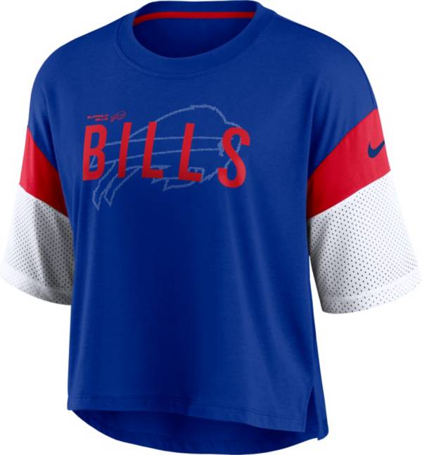 Nike Women's Buffalo Bills Cropped Royal T-Shirt