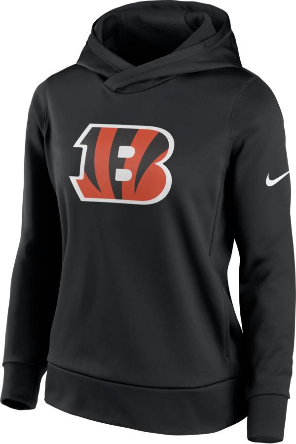 Nike Women's Cincinnati Bengals Logo Therma-FIT Black Hoodie