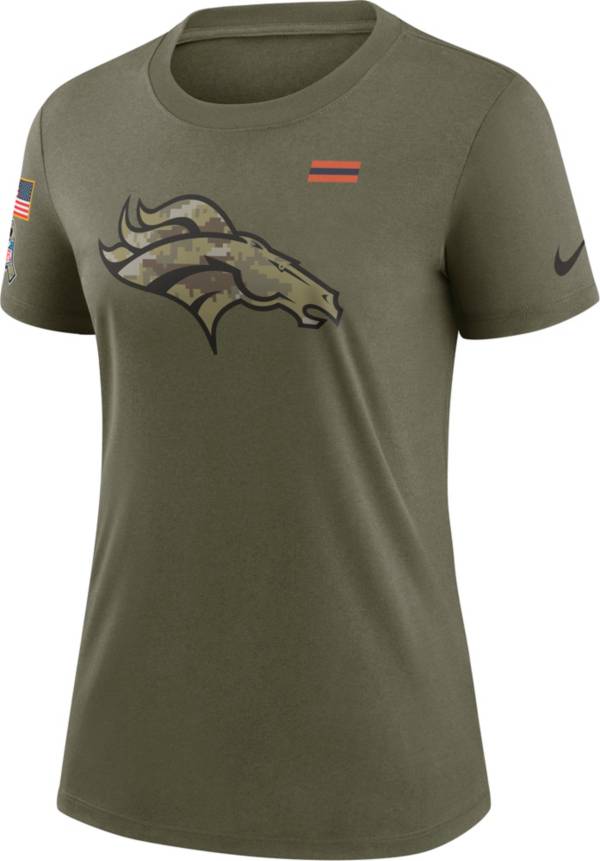 Nike Women's Denver Broncos Salute to Service Olive Legend T-Shirt