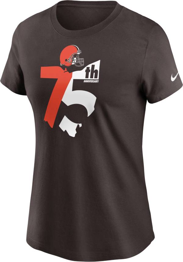 Nike Women's Cleveland Browns 75th State Brown T-Shirt