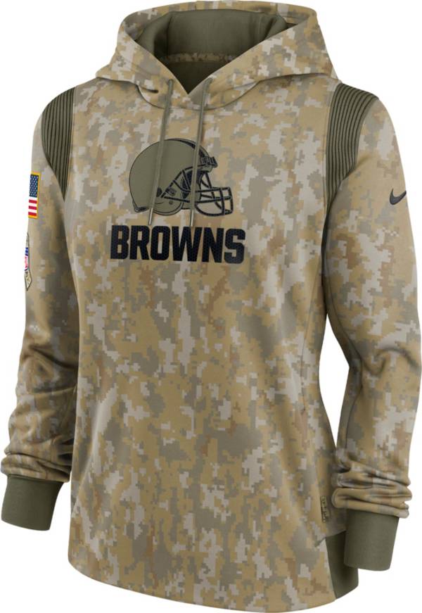 Nike Women's Cleveland Browns Salute to Service Camouflage Hoodie