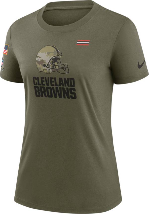 Nike Women's Cleveland Browns Salute to Service Olive Legend T-Shirt product image