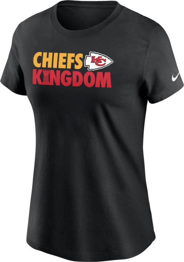 Nike Women's Kansas City Chiefs Kingdom Chess Black T-Shirt