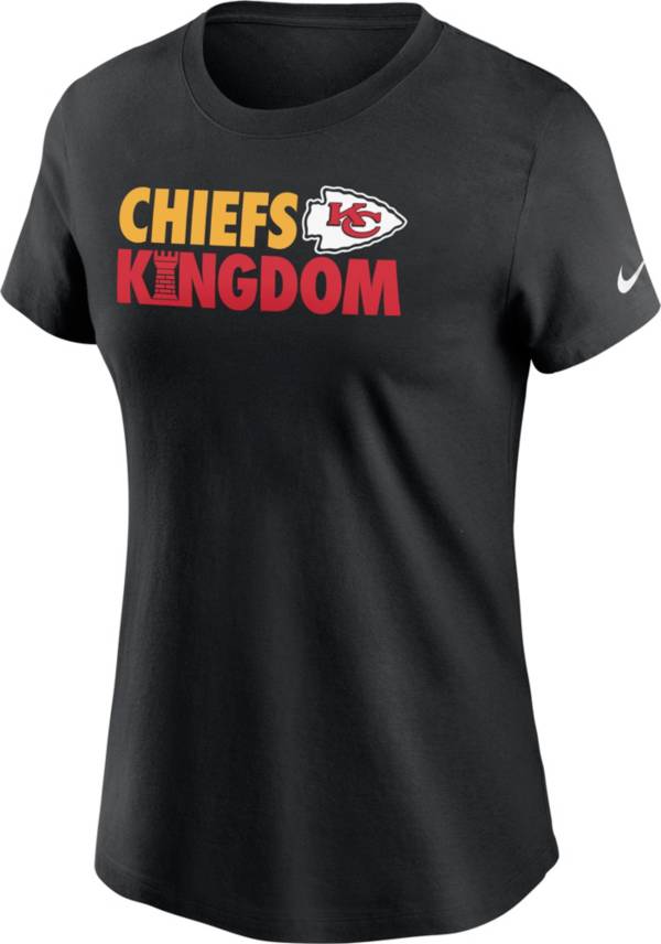 Nike Women's Kansas City Chiefs Kingdom Chess Black T-Shirt product image