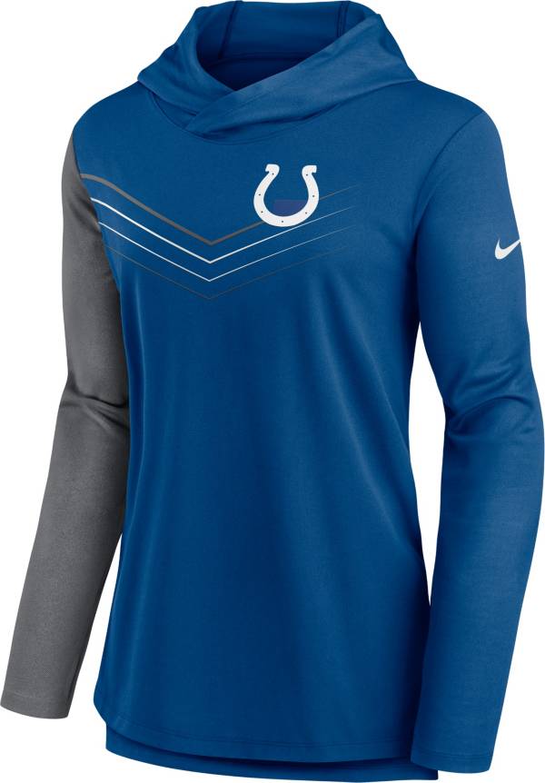 Nike Women's Indianapolis Colts Blue Chevron Pullover Hoodie