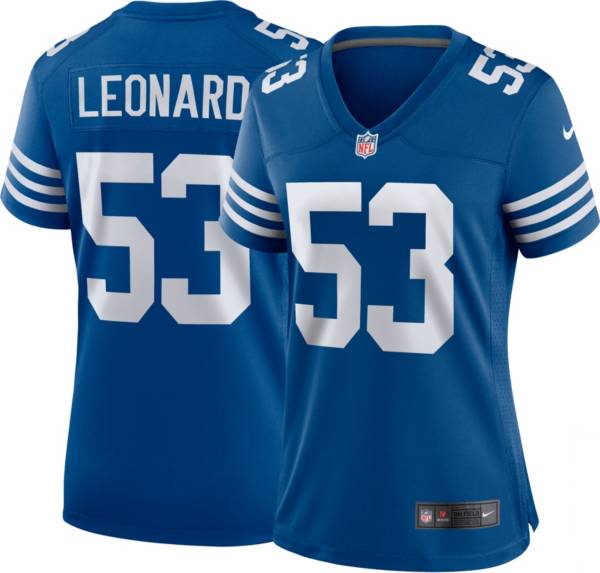 Nike Women's Indianapolis Colts Darius Leonard #53 Alternate Blue Game Jersey