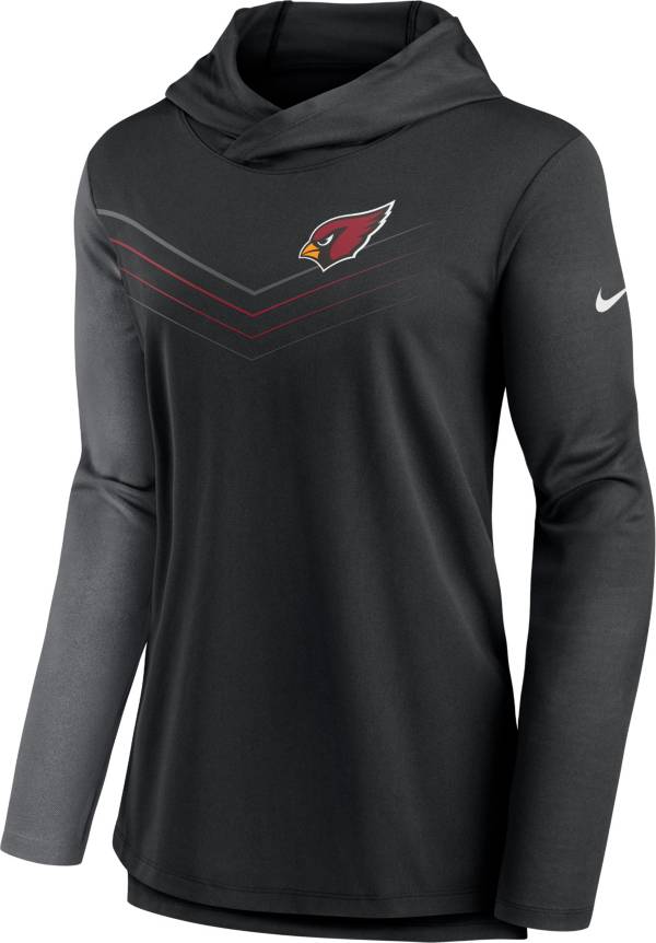 Nike Women's Arizona Cardinals Black Chevron Pullover Hoodie