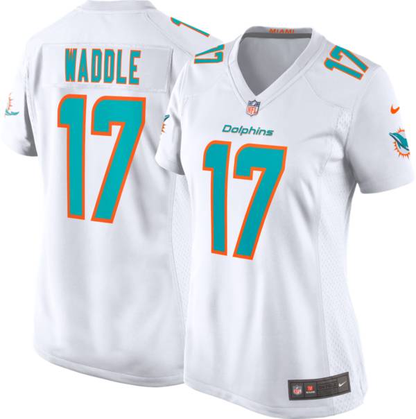 Nike Women's Miami Dolphins Jaylen Waddle #17 White Game Jersey