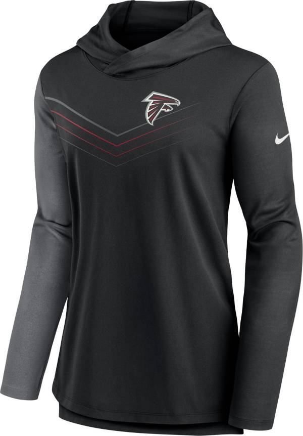 Nike Women's Atlanta Falcons Black Chevron Pullover Hoodie