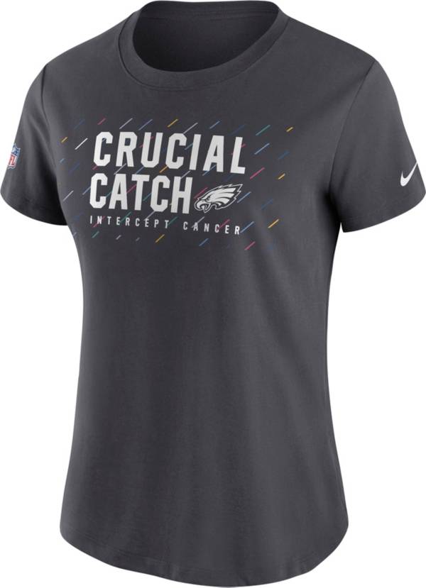 Nike Women's Philadelphia Eagles Crucial Catch Anthracite T-Shirt product image