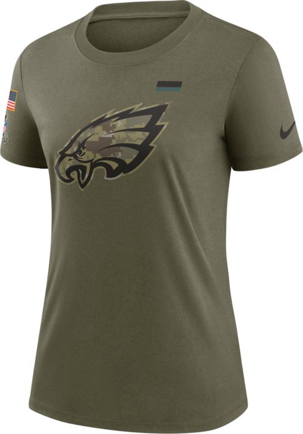 Nike Women's Philadelphia Eagles Salute to Service Olive Legend T-Shirt
